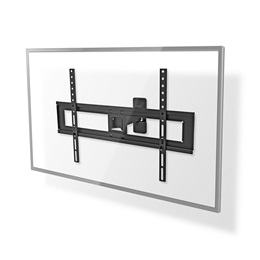 Nedis fali TV/monitor tartó konzol (37"-70", teljes mozgású, 35 kg, dönthető 20°, forgatható 170°, faltávolság 220 mm, k