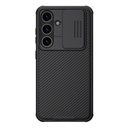 Nillkin Camshield Pro szilikon telefonvédő (ütésállóság, kameravédő, csíkos, prémium minőség, fekete)