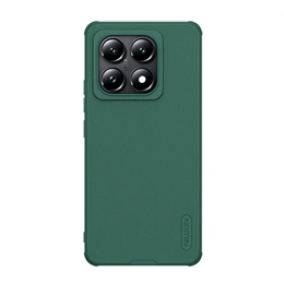Nillkin Super Frosted Pro műanyag telefonvédő (ütésálló, gumírozott, érdes felület, sötétzöld)