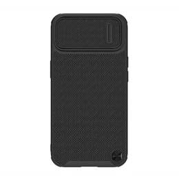 Nillkin Textured S szilikon telefonvédő (3D, kameravédő, prémium, fekete)