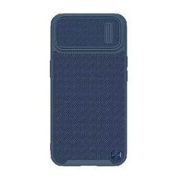 Nillkin Textured S szilikon telefonvédő (3D, kameravédő, prémium, sötétkék)