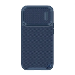 Nillkin Textured S szilikon telefonvédő (3D, kameravédő, sötétkék)