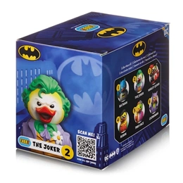 Numskull Tubbz Boxed The Joker gumikacsa (dobozos, hivatalos DC-licenc, PVC anyag, kb. 9 cm)