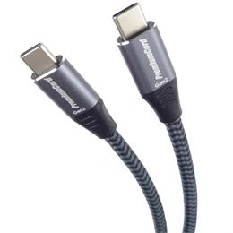 ROLINE PremiumCord kábel USB 3.2 Gen 2x2 USB-C - USB-C (3 m, 20 Gbit/s, 100 W, 5 A, M/M, szürke)