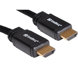 SANDBERG HDMI kábel (HDMI 2.0, 19M-19M, 2 m, fekete)