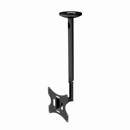 SBOX CPLB-28S mennyezeti fali konzol (23"-43", VESA 75x75-200x200, max 30 kg, dönthető, forgatható, fekete)