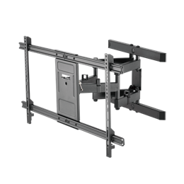 SBOX PLB-61486 fali konzol (43"-90", VESA 300x200-800x400, max. 60 kg, dönthető, forgatható, fekete)