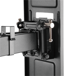 SBOX PLB-61486 fali konzol (43"-90", VESA 300x200-800x400, max. 60 kg, dönthető, forgatható, fekete)