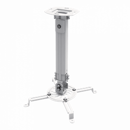 SBOX PM-18S mennyezeti projektor tartó konzol (360° forgatható, dönthető, terhelés 13,5 kg, magasságállítás 380-580 mm,