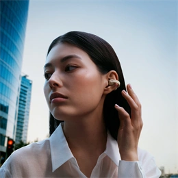 Sennheiser Accentum Clip Cream vezeték nélküli mikrofonos fülhallgató
