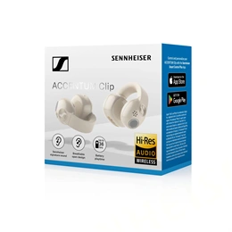 Sennheiser Accentum Clip Cream vezeték nélküli mikrofonos fülhallgató