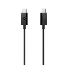 Spigen Essential EB6020CC adatkábel (fekete, Type-C - Type-C, 60W, PD gyorstöltő, 200cm)