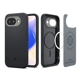 Spigen Nano Pop szilikon telefonvédő (kameravédő, magsafe, fekete)