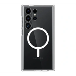 Spigen Ultra Hybrid Mag műanyag telefonvédő (ütésállóság, légpárnás keret, MagSafe, átlátszó)