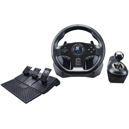Subsonic Superdrive GS 850-X játékvezérlő kormány (270° forgatási szög, 28 cm kormánykerék, sebességváltó, 3 pedál)