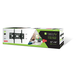 TECHLY ICA-PLB 890 dönthető fali konzol (42-80", VESA 800x500, max. 80 kg, fekete)