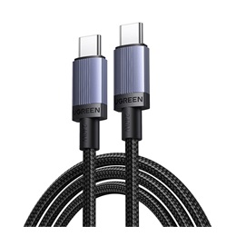 UGREEN L528 adatkábel (Type-C - Type-C, 240W, PD gyorstöltő 3.0, 200cm) SÖTÉTSZÜRKE