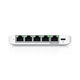 Ubiquiti USW-Flex-2.5G-5 (5 x 2,5 GbE port, menedzselhető, asztali, PoE bemenet)