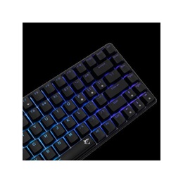 White Shark Hamachi GK-005121 billentyűzet (angol, vezetékes, mechanikus, kék switch, 84 gomb, RGB, fekete)