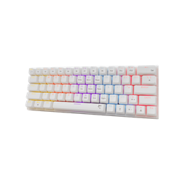 White Shark WAKIZASHI-2 (GK-002211V2) vezetékes mechanikus billentyűzet (angol, piros switch, 64 gomb, Rainbow világítás