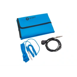 iFixit ESD alátét készlet (60 x 60 cm, 1,8 m földelőkábel, csuklópánt, kék)
